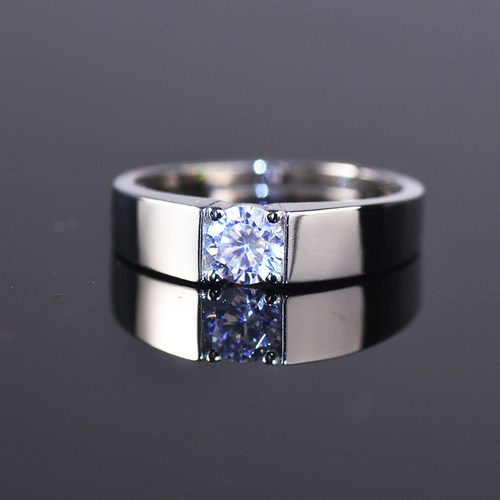 男士活口可调节开口钻戒结婚戒指