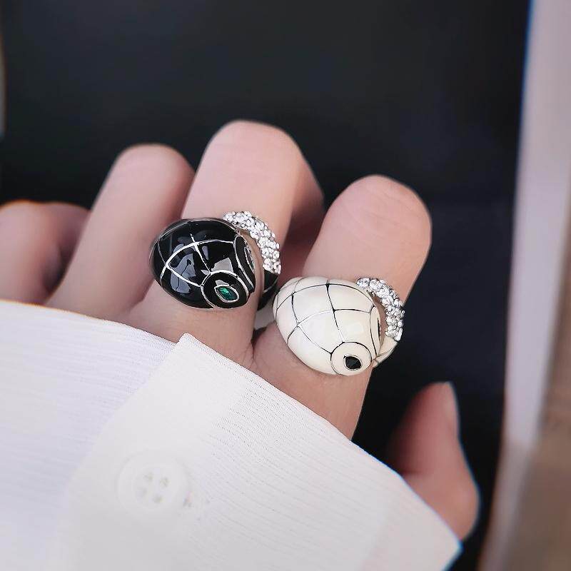 女款小众轻奢小蛇高级感戒指