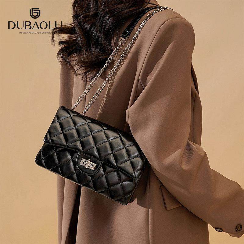 都宝路包女式2024新款女包斜挎包小香风菱格链条包单肩包