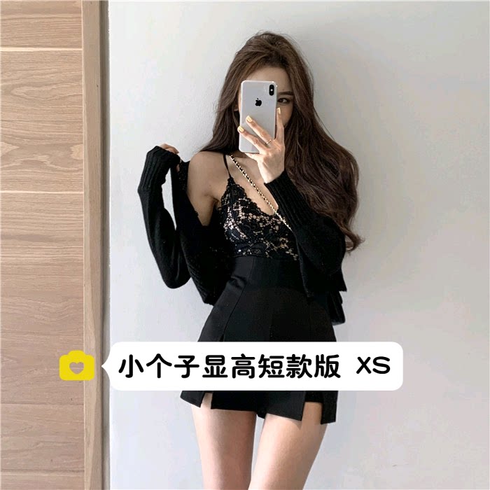 0高腰弹力紧身显瘦热裤xxs短裙