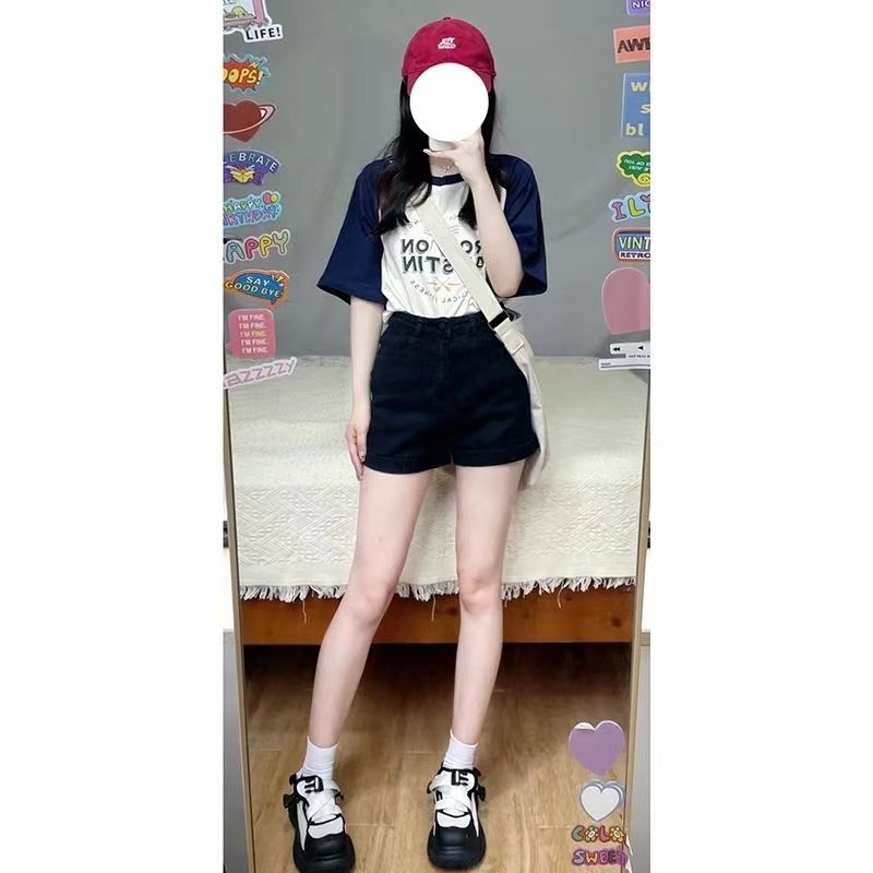 小个子辣妹牛仔短裤女XS