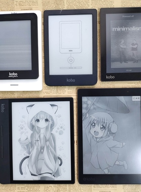 日本乐天kobo墨水屏h2o电子书forma电纸书aura背光libra2二手阅读