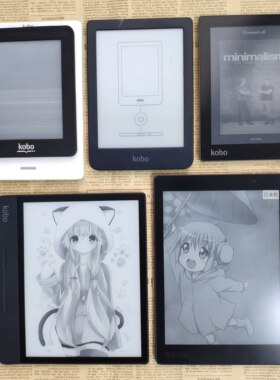 日本乐天kobo墨水屏h2o电子书forma电纸书aura背光libra2二手阅读