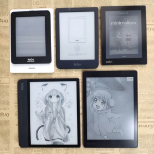 日本乐天kobo墨水屏h2o电子书forma电纸书aura背光libra2二手阅读