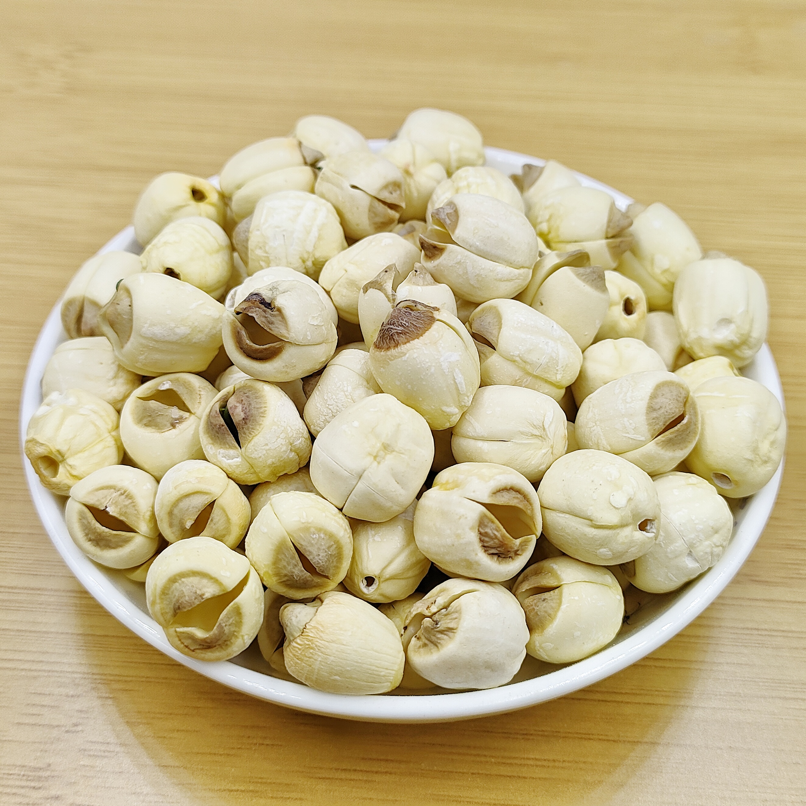新货去芯白莲子红莲子手工货