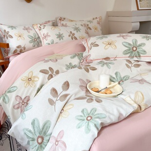 定做订制加厚纯棉磨毛被套单件248x248全棉大被罩229 240x250 230