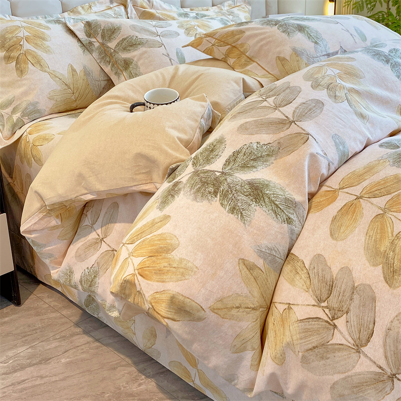 定做加厚纯棉磨毛被套全棉厚被罩