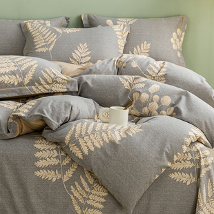 定制秋冬加厚全棉磨毛四件套248x248纯棉被套229x230x240x220x250