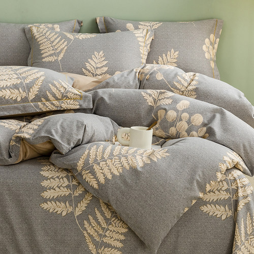 定制加厚纯棉全棉磨毛被套四件套