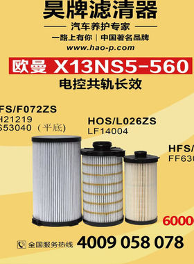 LF14004机滤 柴油滤芯FF63046 油水FF53040适配福田戴姆勒欧曼GTL