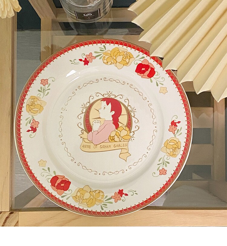 优等品安妮的盘复古ins陶瓷盘盘