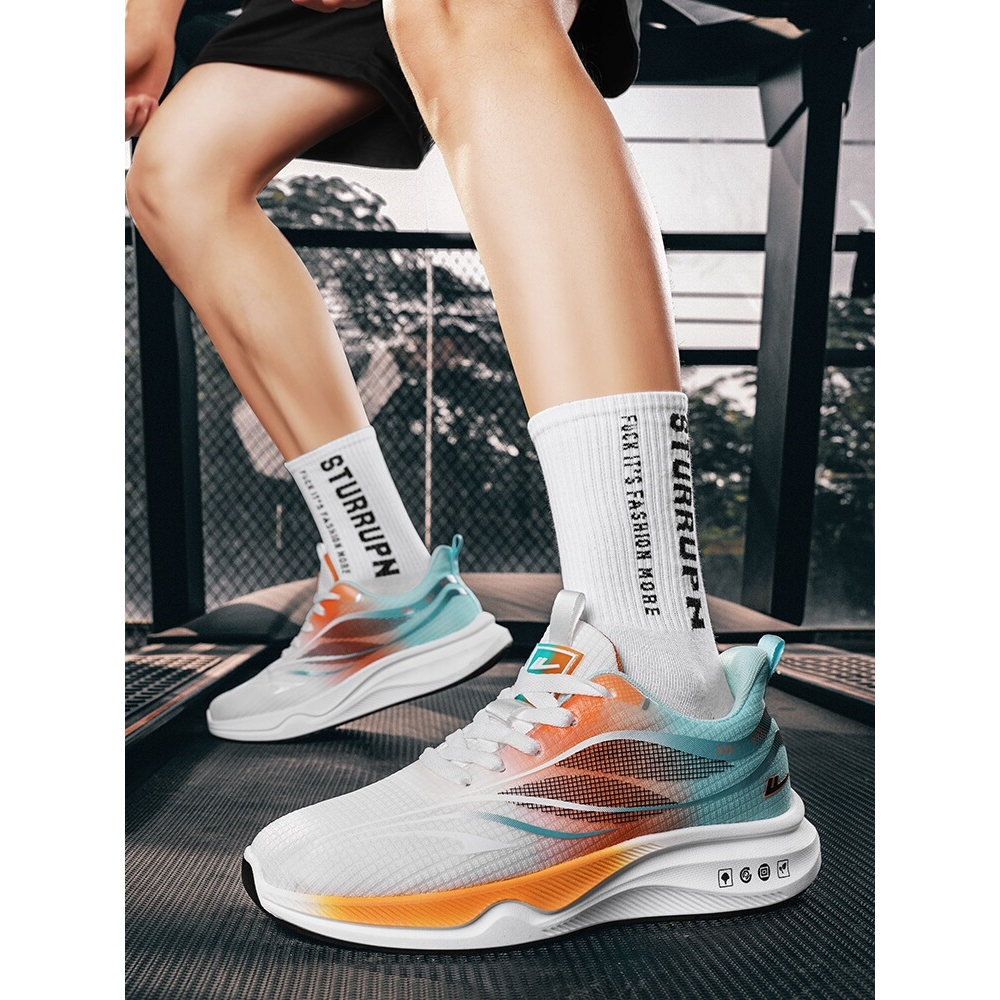 回力正品休闲鞋网面运动鞋男鞋透气轻便耐磨减震中考体育生跑步鞋