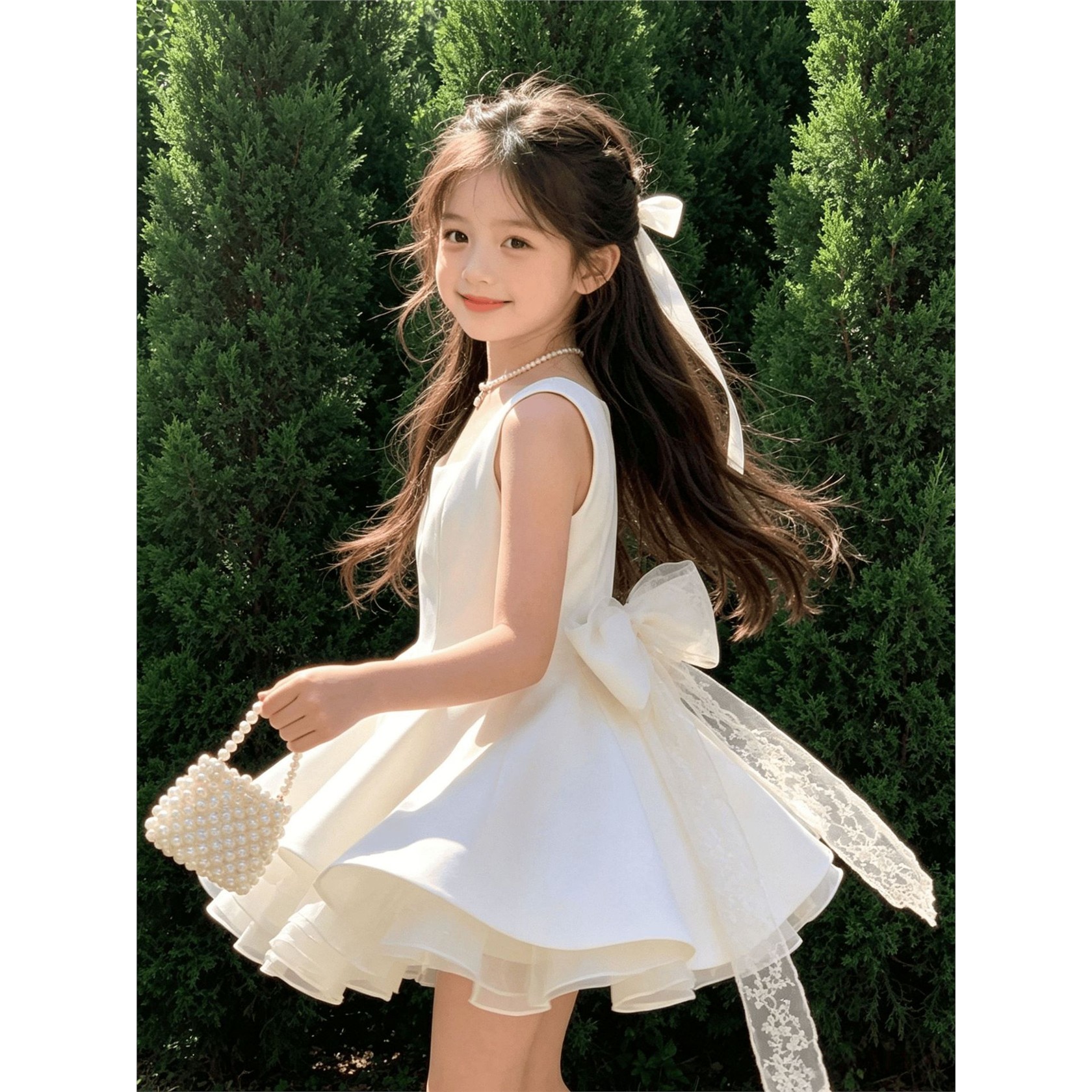 2026夏新款女童无袖公主蓬蓬裙