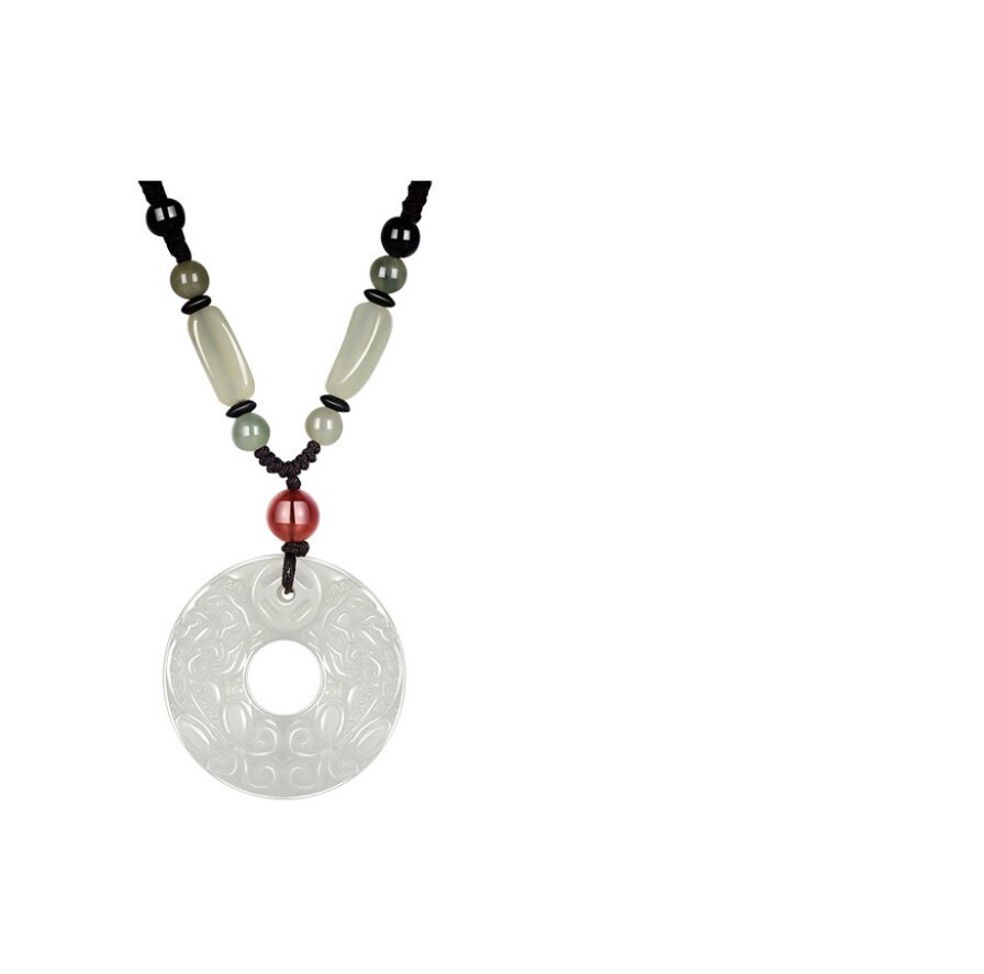 MOVER魔吻呈祥如意貔貅平安扣玉佩吊坠招财转运国风项链男女同款