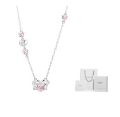 可定制刻字 Clect原创设计甜美气质恋爱心高级精致925银项链女