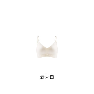 【钱老板粉丝专享】拉丝珠光绸缎镂空美背果冻文胸W0750