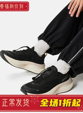 李宁休闲鞋女SOFTGOMAX春秋季反光轻量高回弹潮流休闲鞋AGLU046