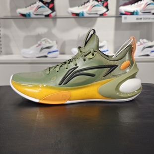 李宁2023新款驭帅17LOW男子䨻科技减震回弹篮球专业比赛鞋ABAT127