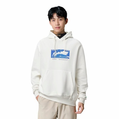 李宁男子连帽宽松套头卫衣