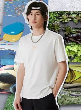 李宁正品T恤新品时尚透气舒适休闲运动潮流圆领短袖文化衫AHSS895