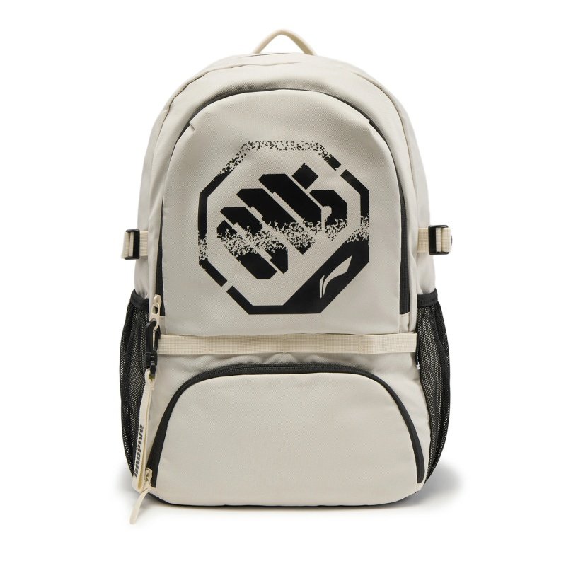 李宁反伍BADFIVE双肩包男女同款2025新款防泼水学生书包ABSV093