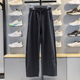 运动潮流系列直筒宽松休闲长裤 新款 AKLVC12 2025秋季 李宁女子卫裤