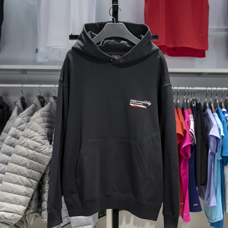 lining/李宁男子连帽套头卫衣