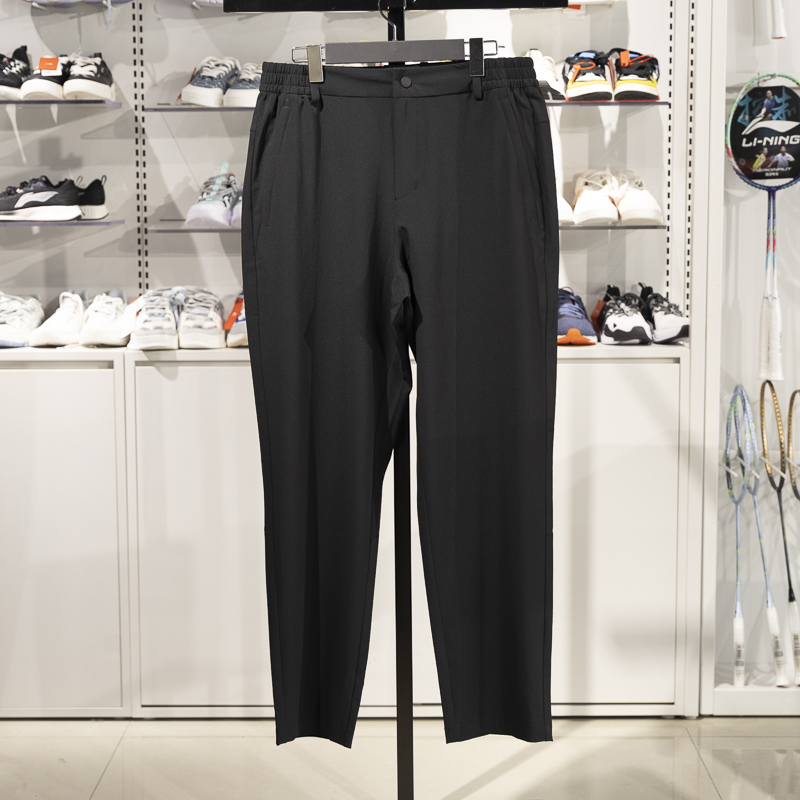 李宁直筒男子排湿速干运动裤