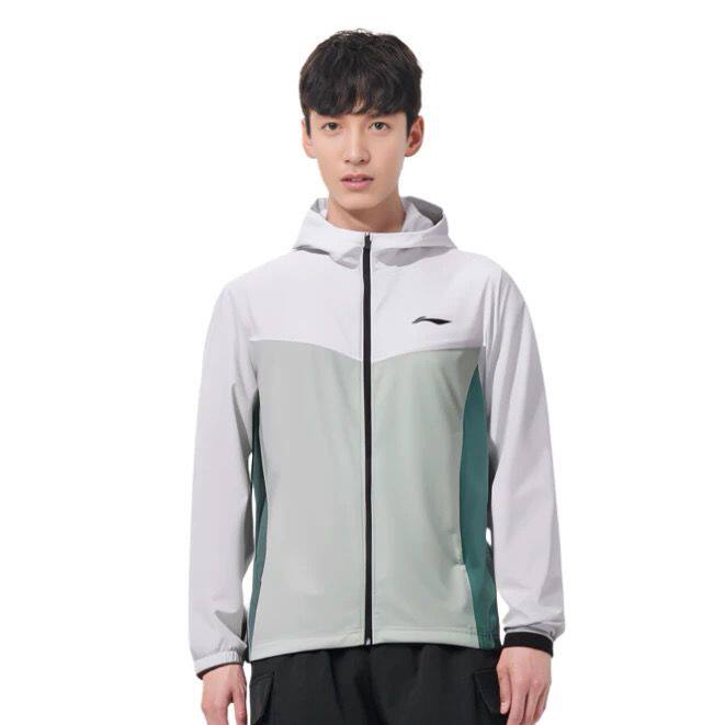 李宁正品运动风衣25秋季跑步系列男冰感舒适防晒休闲外套AFDT185