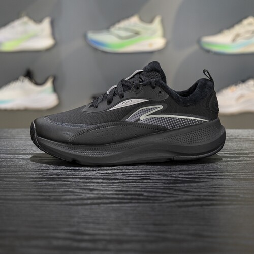 李宁2025冬季新款SOFT GO FLEECE男子加绒保暖潮流休闲鞋AGLV081