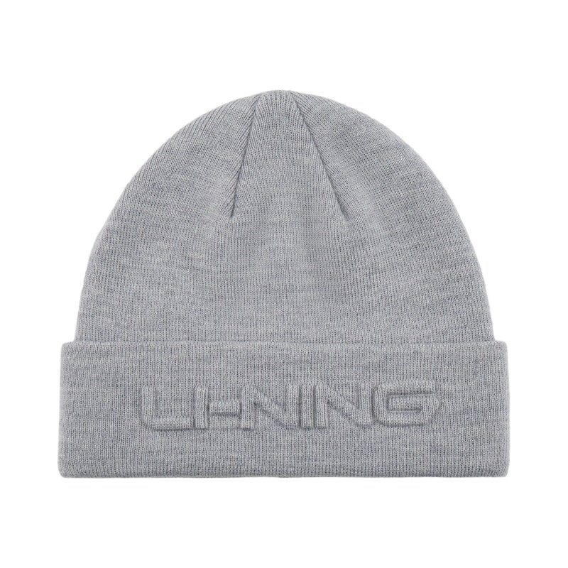 李宁针织帽男女同款2025新品运动生活系列保暖抗静电帽子AMZV033