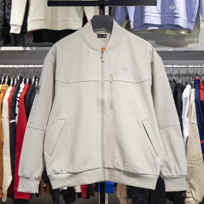 李宁运动休闲男子立领宽松夹克