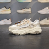 女子2025秋季 新款 复古老爹鞋 李宁休闲鞋 厚底增高运动鞋 AGCV276