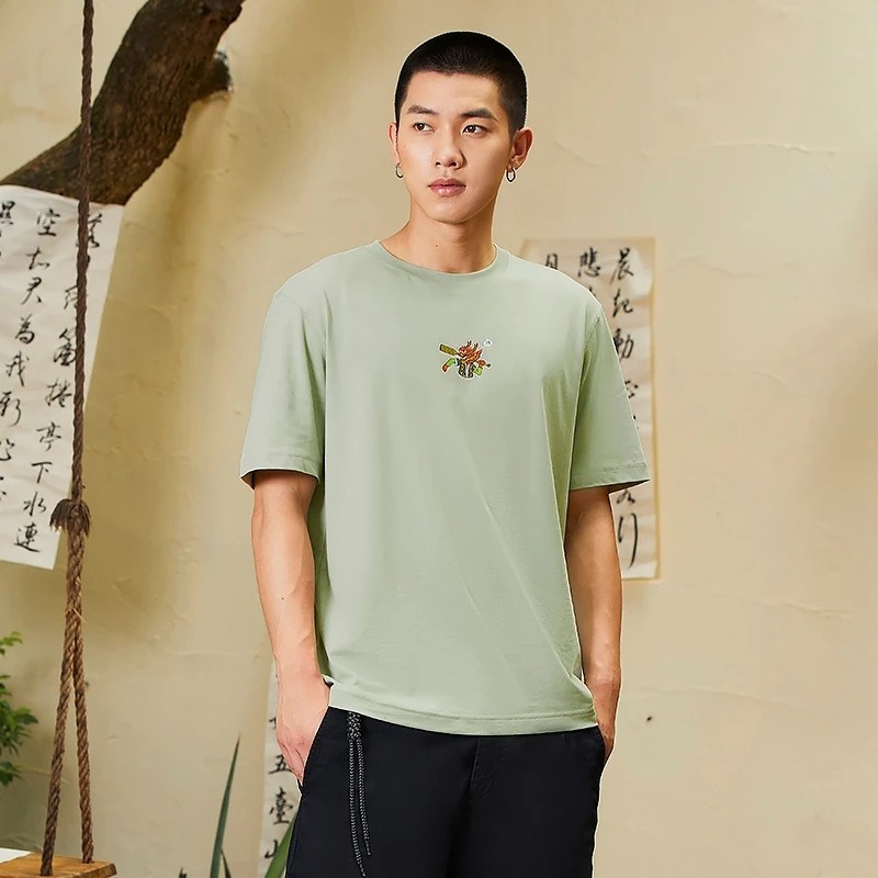 李宁正品夏运动潮流舒适文化衫