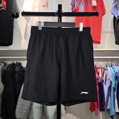 李宁男子运动休闲速干透气短裤