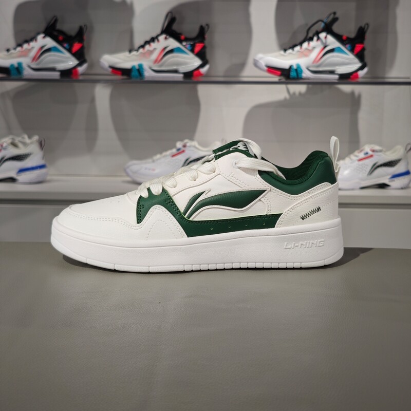 李宁耐磨男子系带休闲鞋