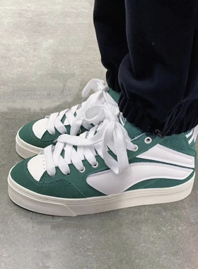 李宁正品新款惟吾180男子滑板运动鞋复古中帮舒适软弹板鞋AECT051