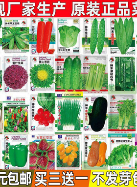 蔬菜种子四季播盆栽阳台庭院香菜生菜黄瓜西瓜南瓜春季菜籽种大全