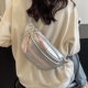 斜挎胸包休闲手机腰包 秋冬百搭爆款 今年流行银色包包女式 2026新款