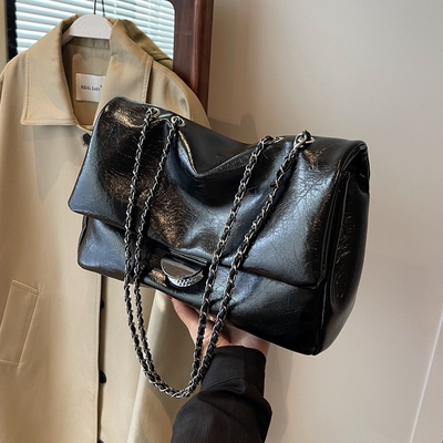 高级感百搭大容量单肩斜挎托特包