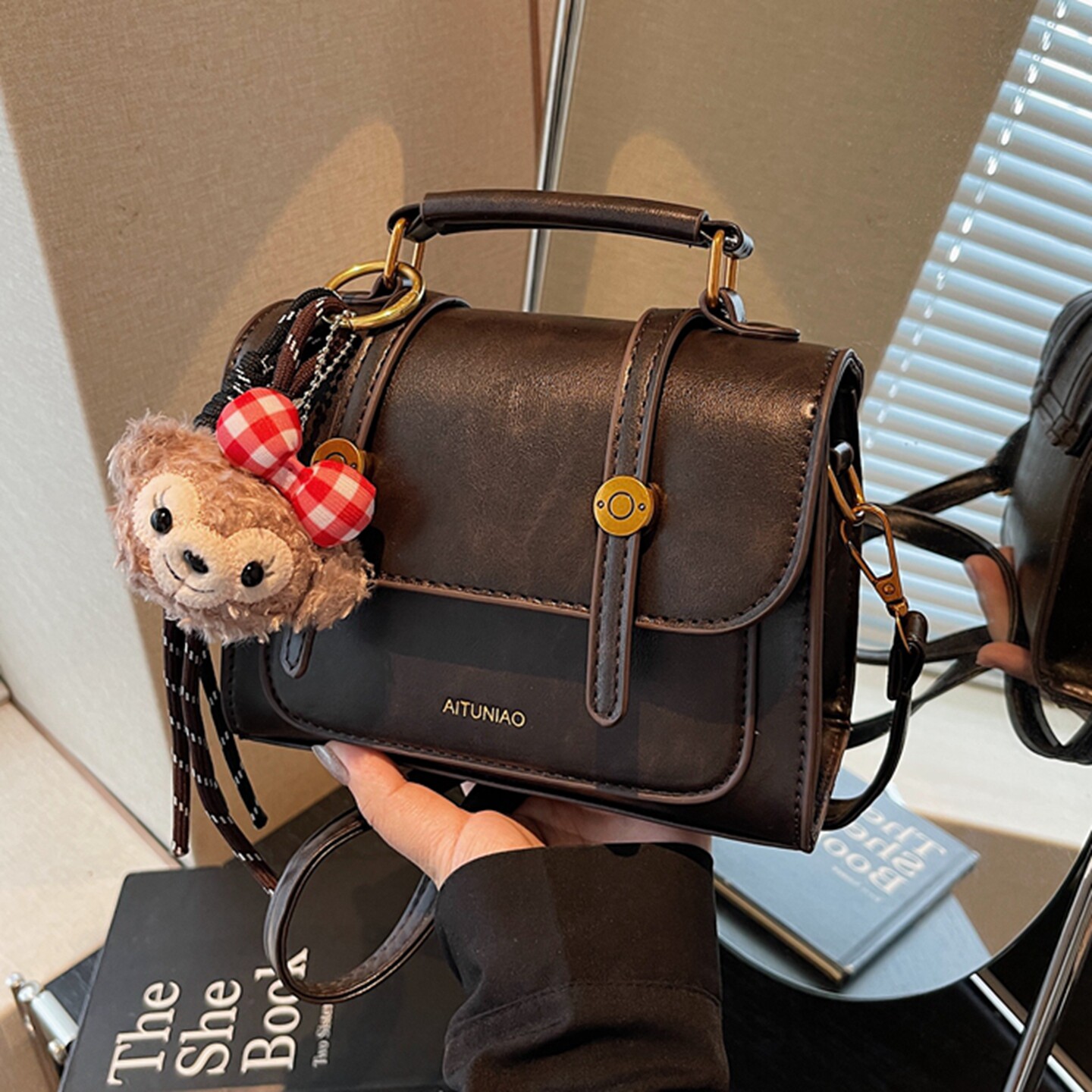 复古剑桥斜挎包超火手提小方包