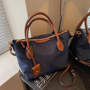 韩国尼龙布托特包包女2026新款轻便上班通勤手提包休闲百搭斜挎包