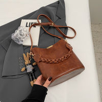 Retro niche design bag for ladies 2026 new high-end texture versatile crossbody bag, best-selling hand-held bucket bag thumbnail 3