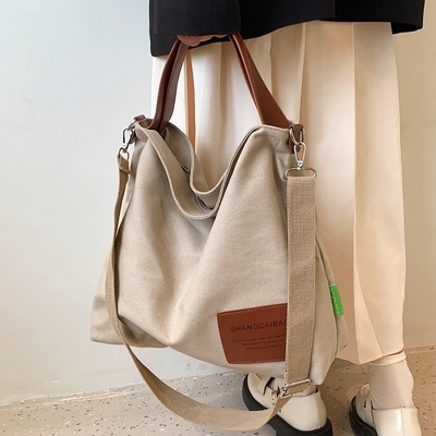 上课托特包单肩斜挎日韩风