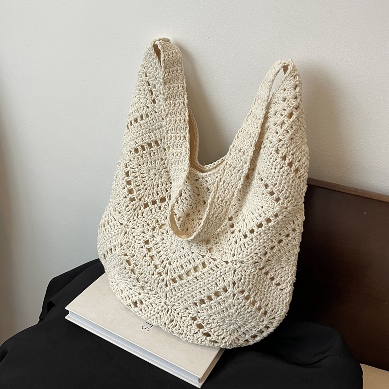 手工编织包包女夏天时尚文艺休闲单肩包海边度假大容量斜挎托特包,箱包皮具/热销女包/男包,通用款女包,淘宝优惠券,粉丝福利购,淘宝优惠卷