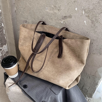 秋冬大容量托特包单肩手提袋日韩