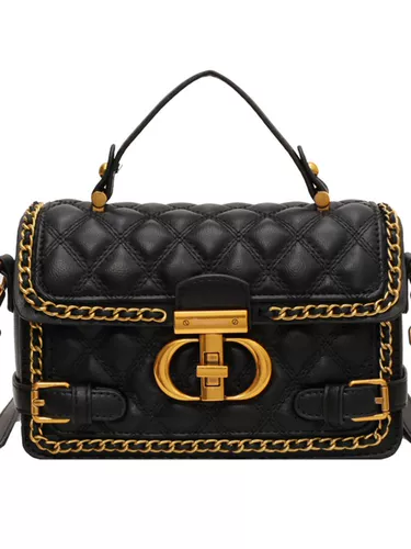 Демисезонная универсальная портативная сумка через плечо с ромбовидным узором, изысканный стиль, в западном стиле