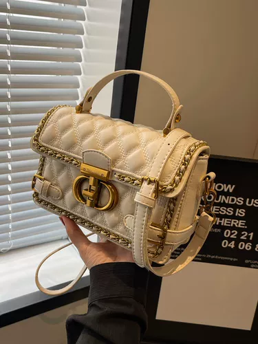 Демисезонная универсальная портативная сумка через плечо с ромбовидным узором, изысканный стиль, в западном стиле