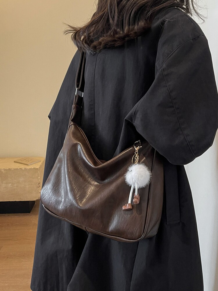 Large-Capacity For Women 2026 New Fashion Versatile Casual Shoulder Student Work Clothing Crossbody Tote Bag_voghion.com