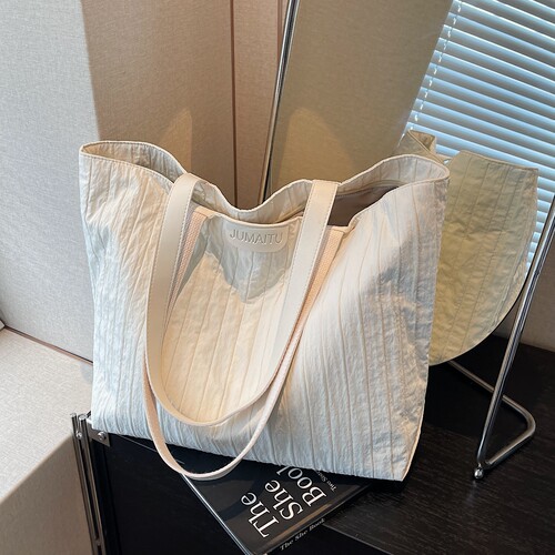 休闲大容量托特包上课通勤单肩包
